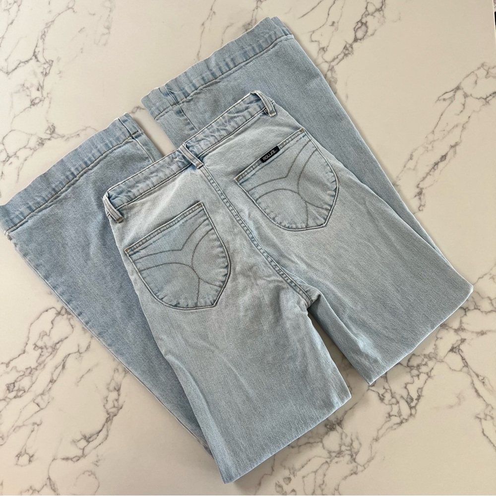 Rolla’s Eastcoast Flare Jeans - Tash Blue - Size 27​ - Picture 4 of 10